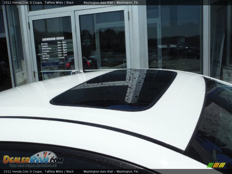 2012 Honda Civic Si Coupe Taffeta White / Black Photo #4