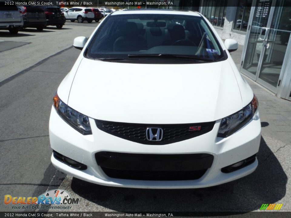 2012 Honda Civic Si Coupe Taffeta White / Black Photo #5