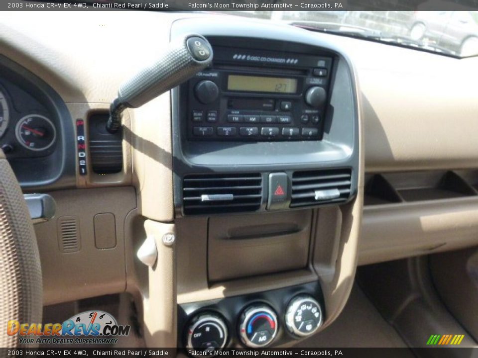 2003 Honda CR-V EX 4WD Chianti Red Pearl / Saddle Photo #23