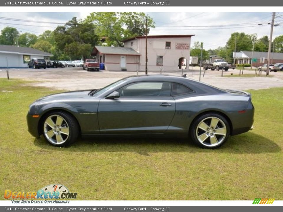 2011 Chevrolet Camaro LT Coupe Cyber Gray Metallic / Black Photo #8