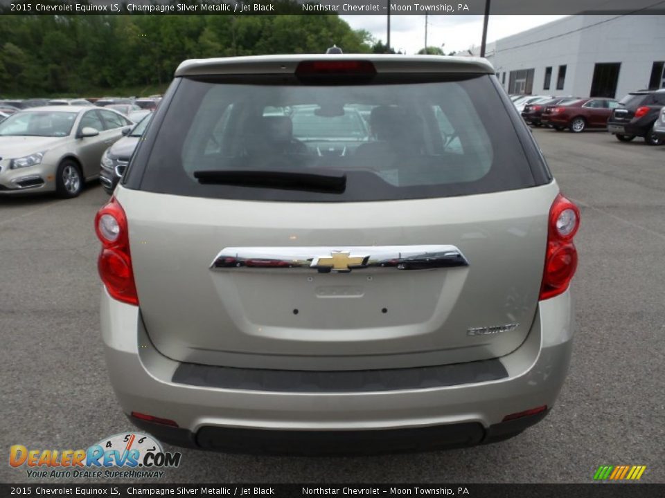 2015 Chevrolet Equinox LS Champagne Silver Metallic / Jet Black Photo #7