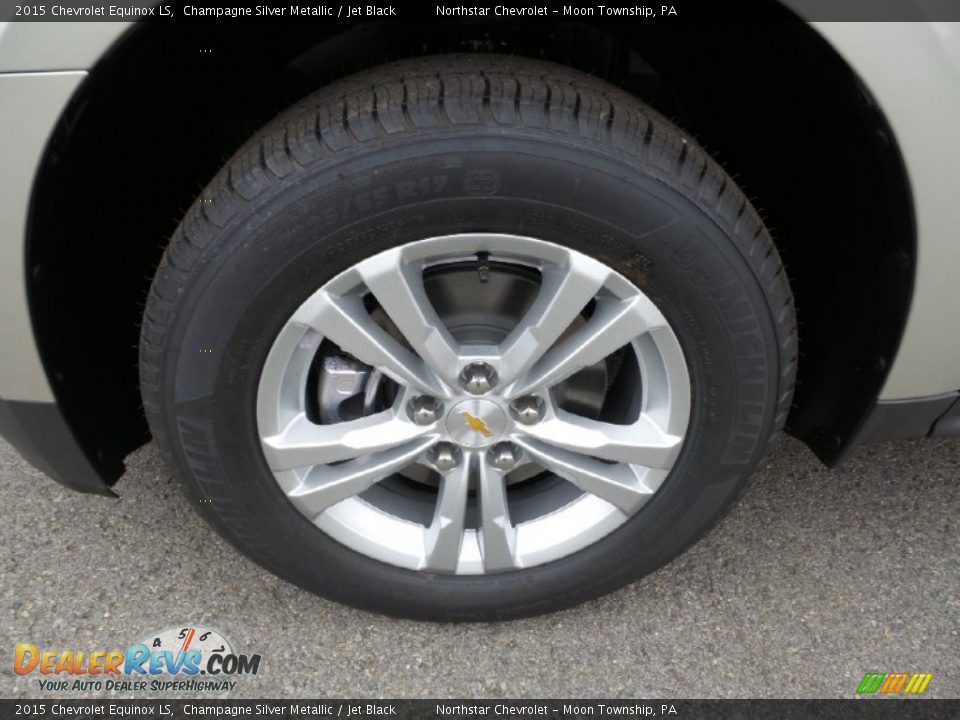 2015 Chevrolet Equinox LS Champagne Silver Metallic / Jet Black Photo #11