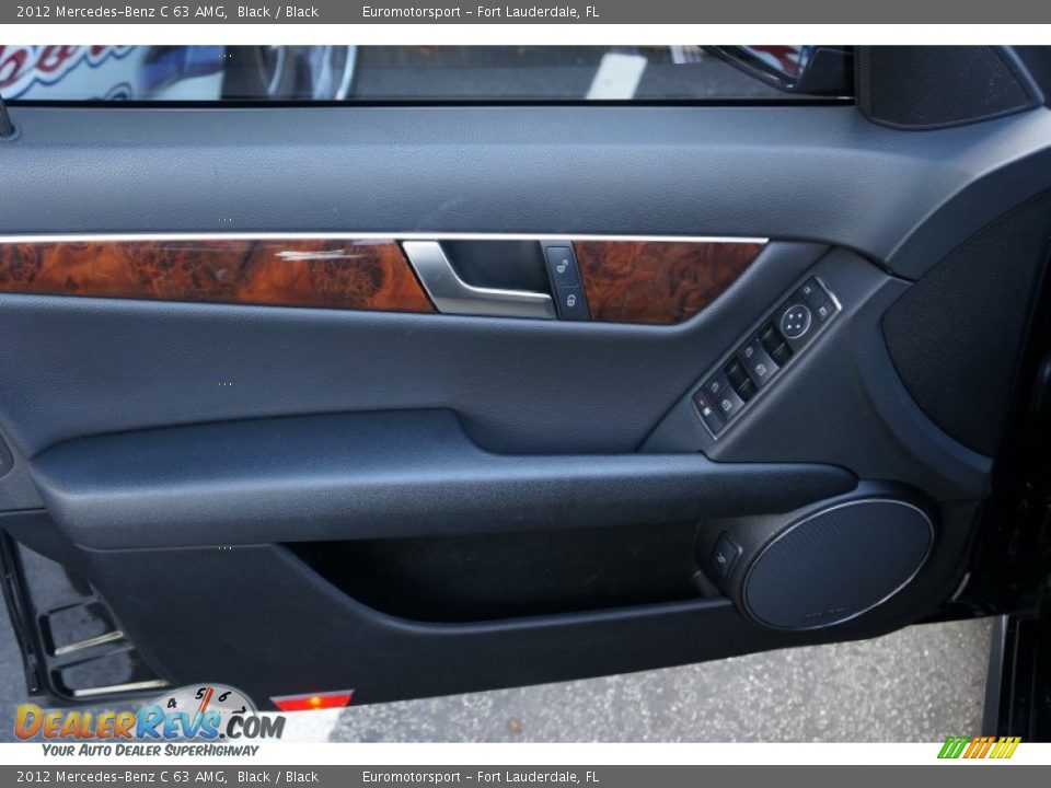 2012 Mercedes-Benz C 63 AMG Black / Black Photo #19