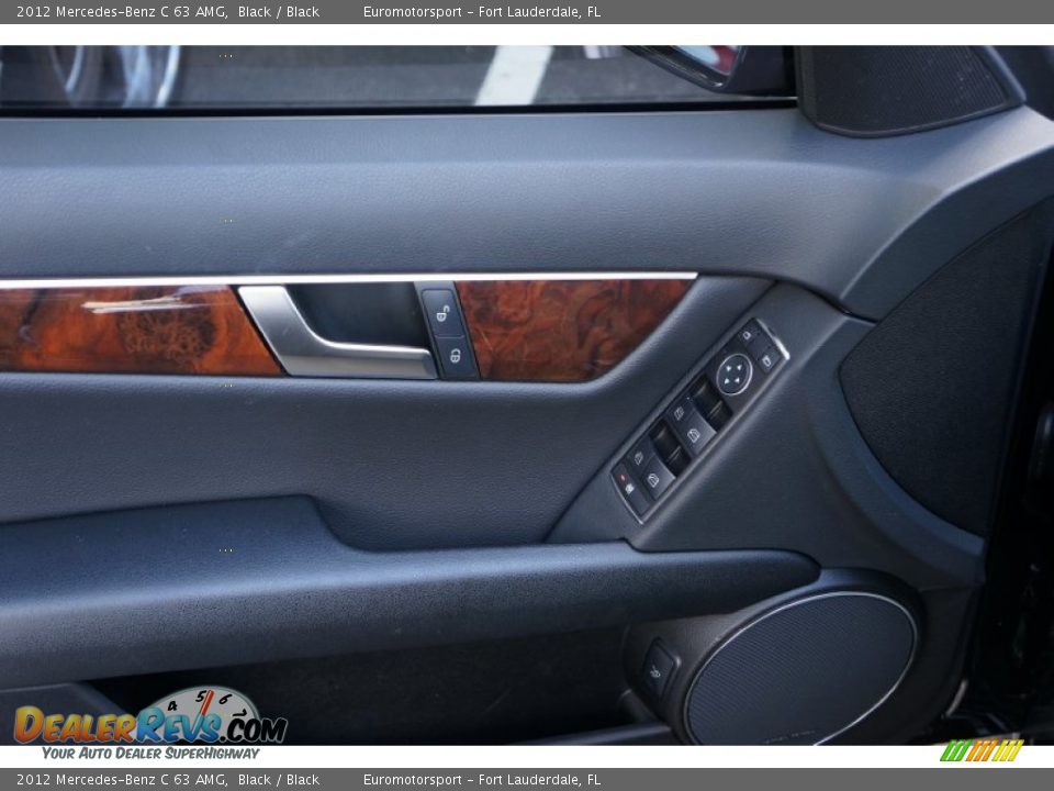 2012 Mercedes-Benz C 63 AMG Black / Black Photo #20