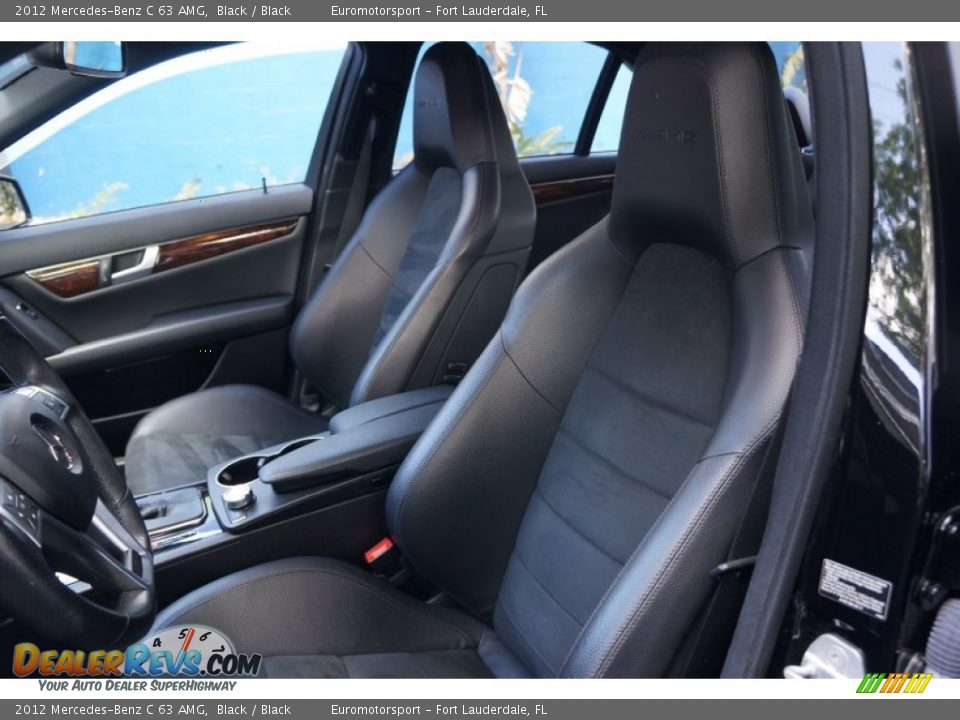 2012 Mercedes-Benz C 63 AMG Black / Black Photo #23