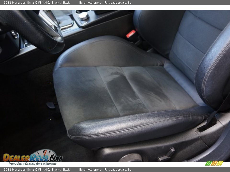 2012 Mercedes-Benz C 63 AMG Black / Black Photo #24