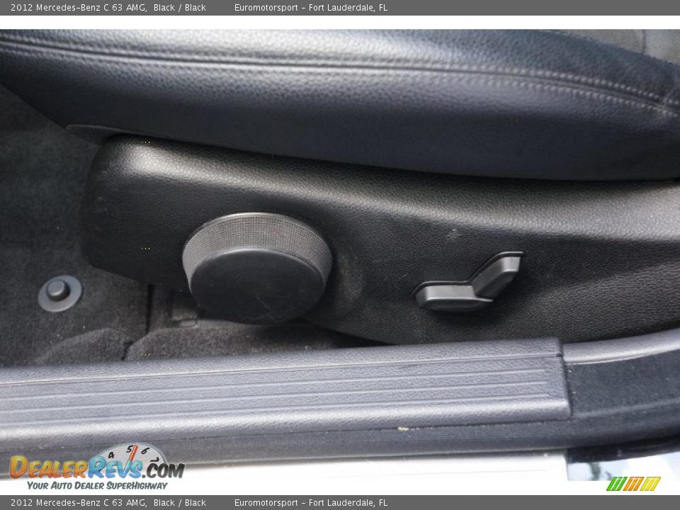 2012 Mercedes-Benz C 63 AMG Black / Black Photo #25