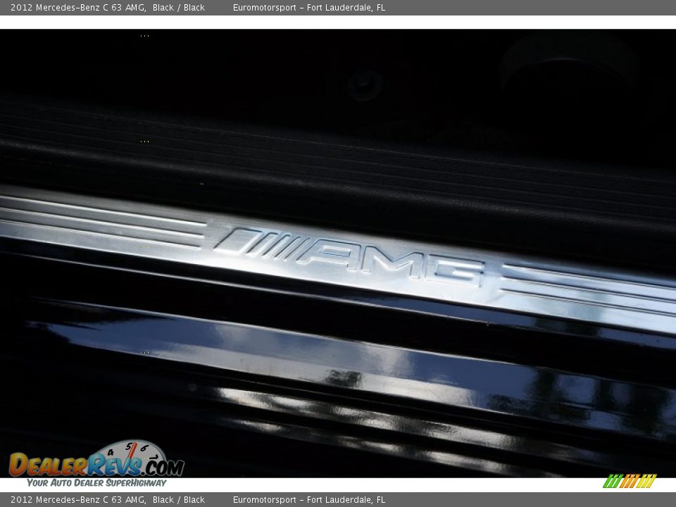 2012 Mercedes-Benz C 63 AMG Black / Black Photo #26