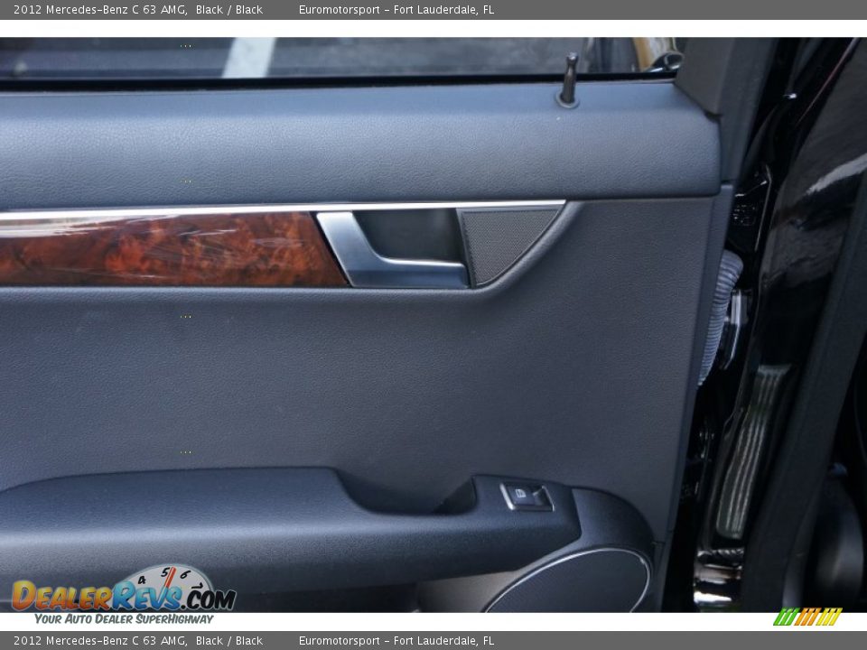 2012 Mercedes-Benz C 63 AMG Black / Black Photo #27