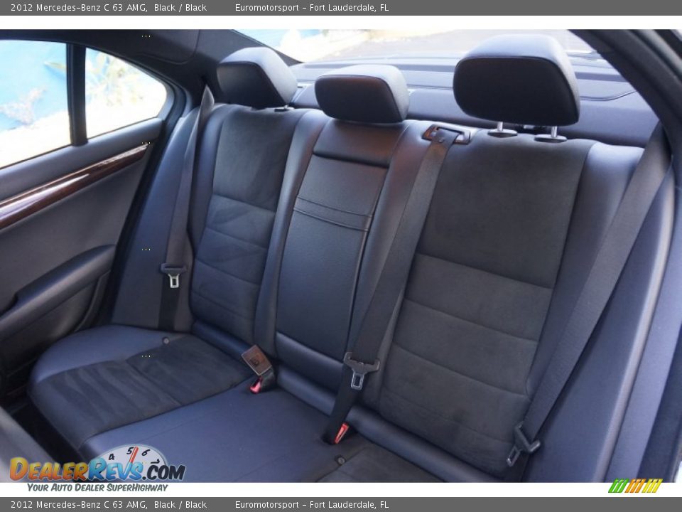 2012 Mercedes-Benz C 63 AMG Black / Black Photo #29