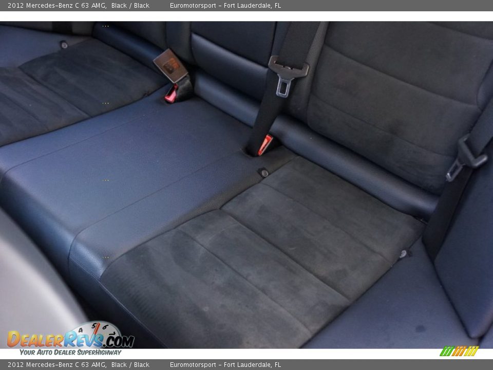 2012 Mercedes-Benz C 63 AMG Black / Black Photo #30
