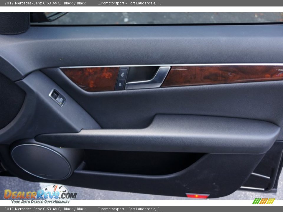 2012 Mercedes-Benz C 63 AMG Black / Black Photo #31