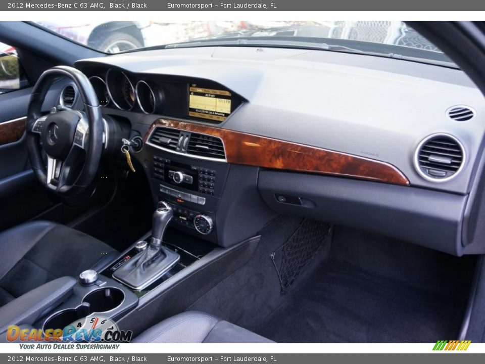 2012 Mercedes-Benz C 63 AMG Black / Black Photo #32