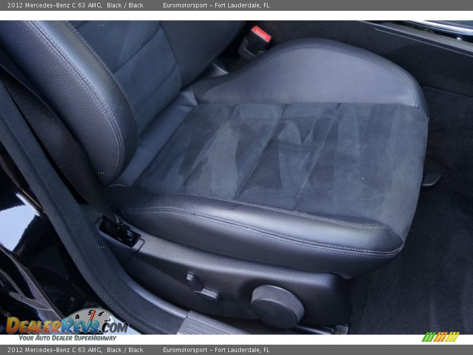 2012 Mercedes-Benz C 63 AMG Black / Black Photo #35