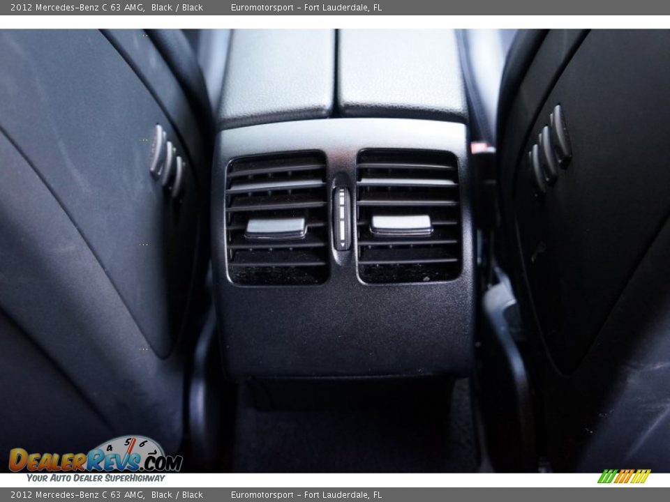 2012 Mercedes-Benz C 63 AMG Black / Black Photo #37