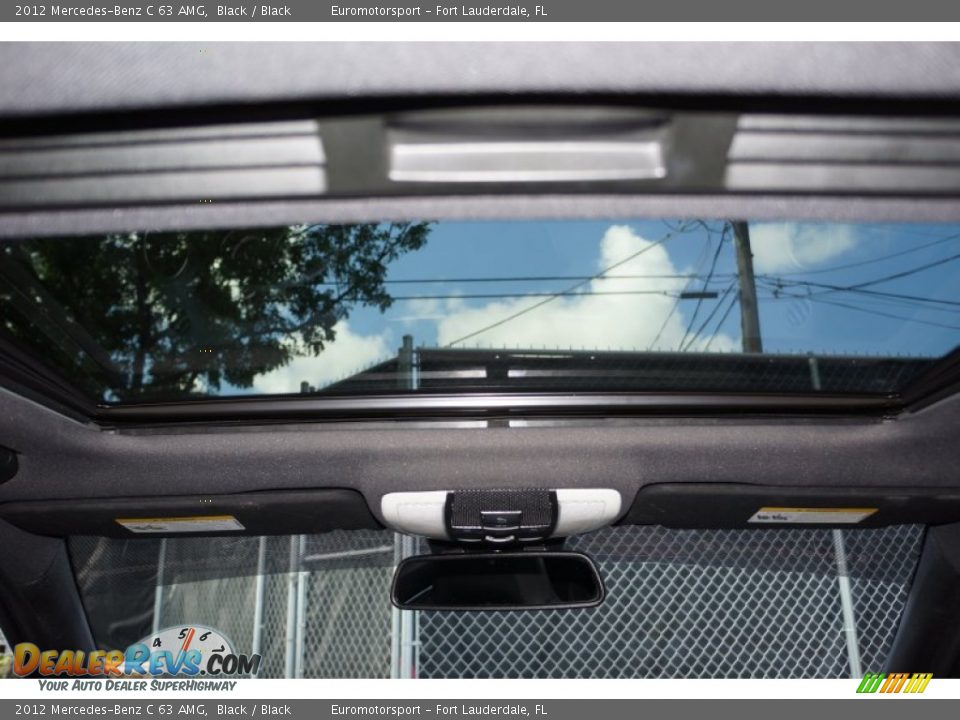 2012 Mercedes-Benz C 63 AMG Black / Black Photo #38