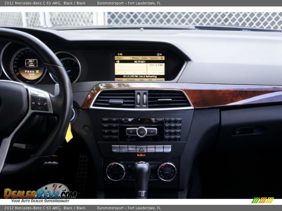 2012 Mercedes-Benz C 63 AMG Black / Black Photo #41