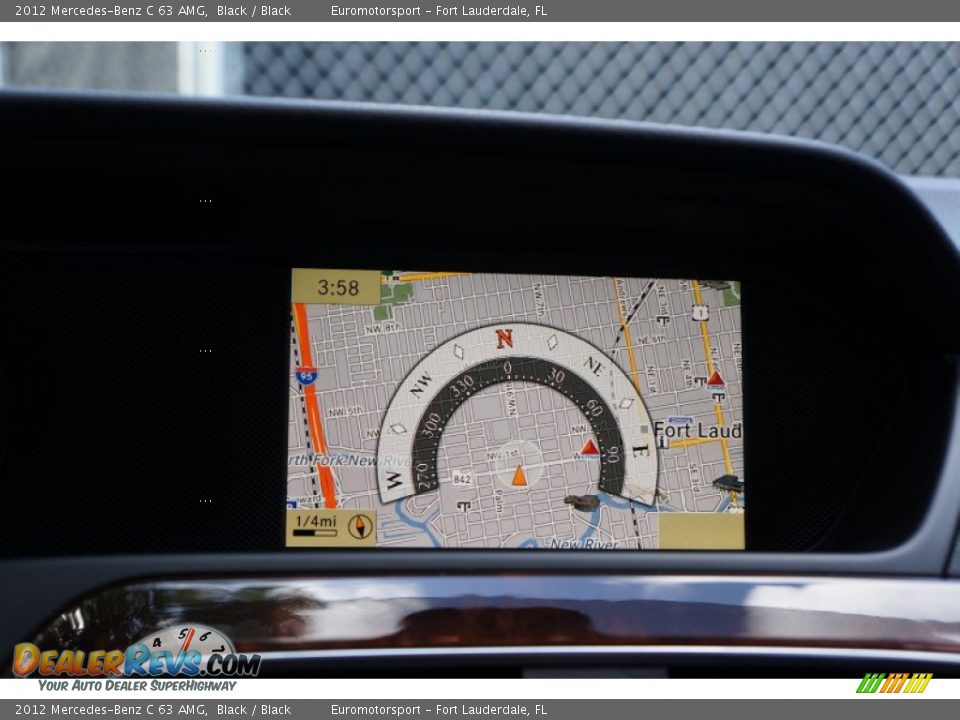 2012 Mercedes-Benz C 63 AMG Black / Black Photo #42