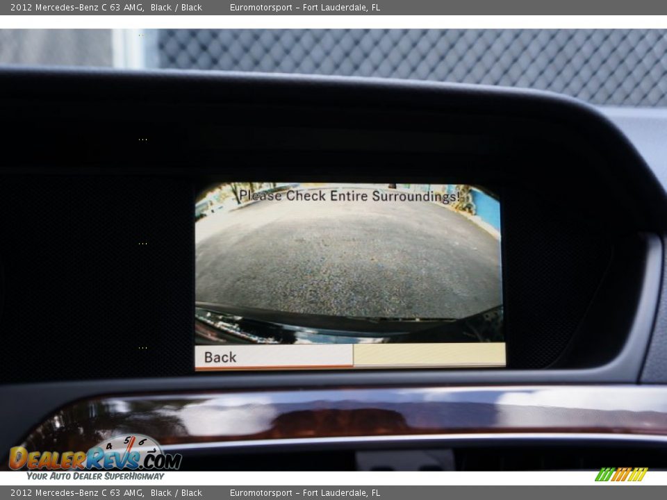 2012 Mercedes-Benz C 63 AMG Black / Black Photo #43