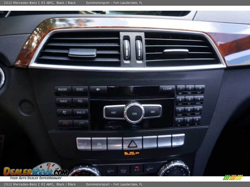2012 Mercedes-Benz C 63 AMG Black / Black Photo #45