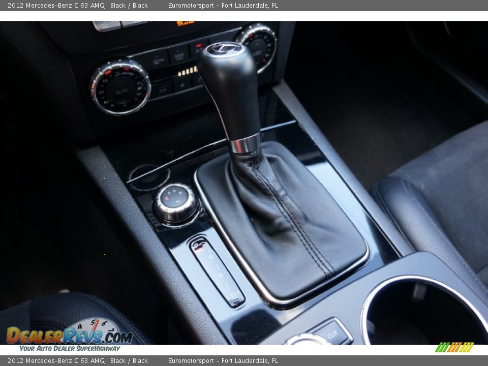 2012 Mercedes-Benz C 63 AMG Black / Black Photo #46