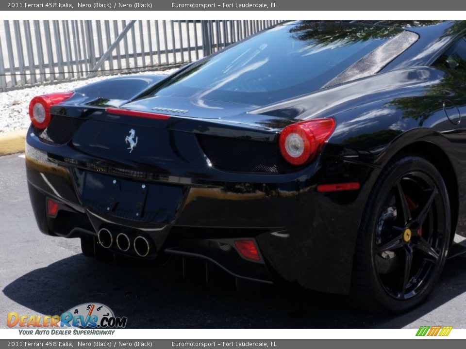 2011 Ferrari 458 Italia Nero (Black) / Nero (Black) Photo #11