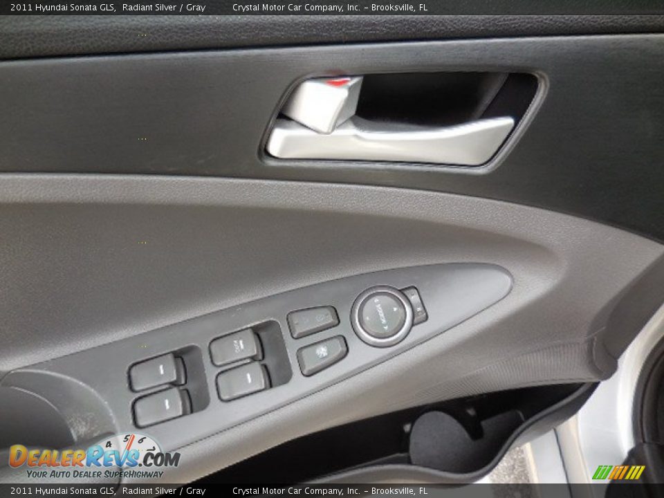 2011 Hyundai Sonata GLS Radiant Silver / Gray Photo #17