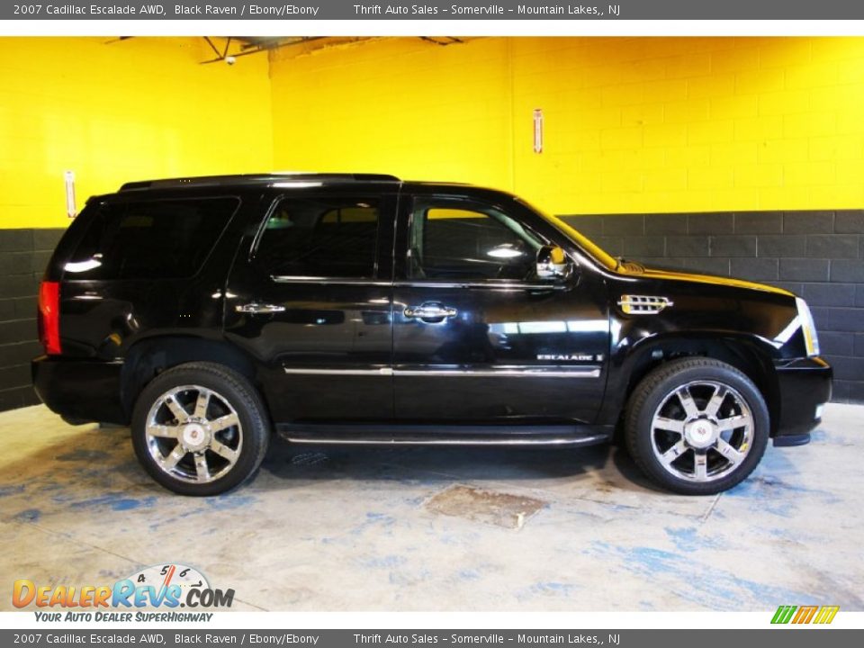 2007 Cadillac Escalade AWD Black Raven / Ebony/Ebony Photo #3
