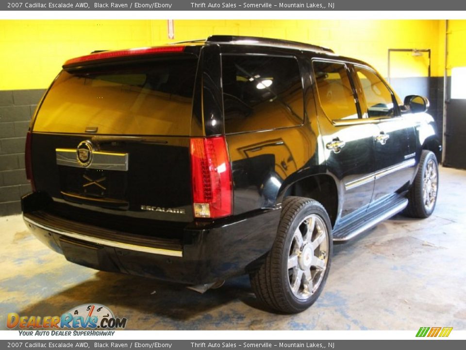 2007 Cadillac Escalade AWD Black Raven / Ebony/Ebony Photo #4