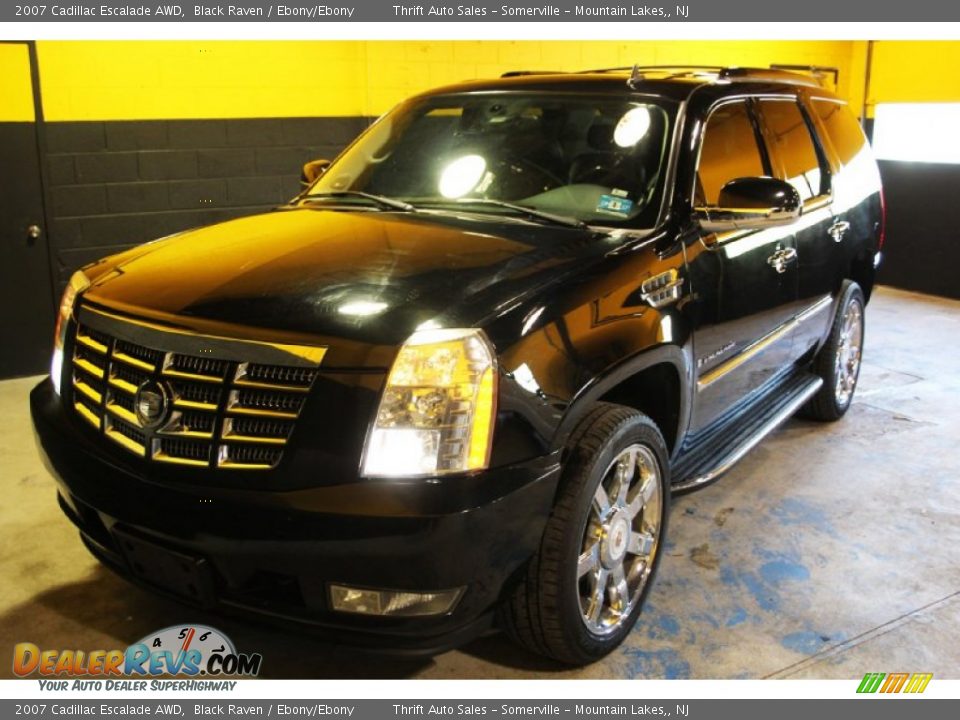 2007 Cadillac Escalade AWD Black Raven / Ebony/Ebony Photo #7