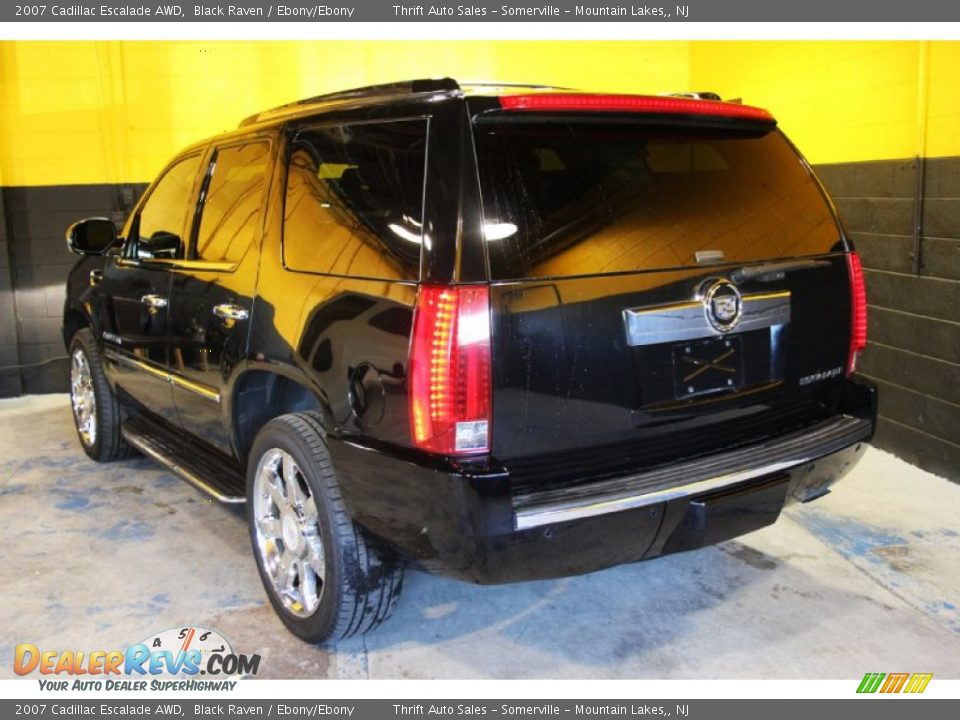2007 Cadillac Escalade AWD Black Raven / Ebony/Ebony Photo #8