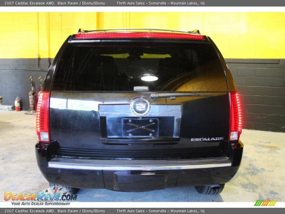 2007 Cadillac Escalade AWD Black Raven / Ebony/Ebony Photo #9
