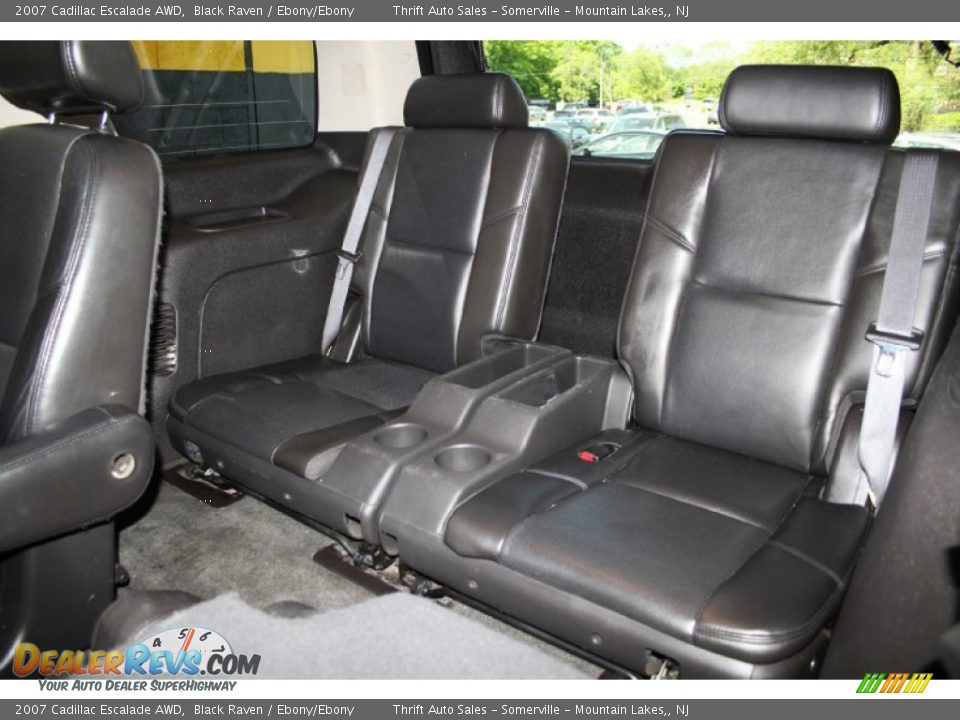 2007 Cadillac Escalade AWD Black Raven / Ebony/Ebony Photo #12