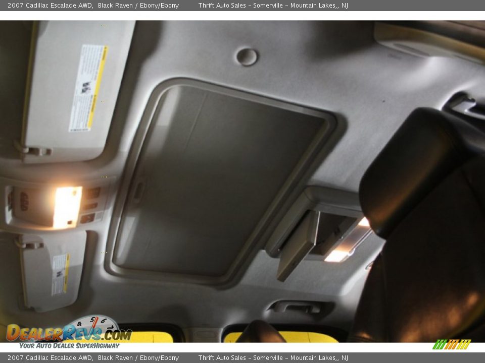 2007 Cadillac Escalade AWD Black Raven / Ebony/Ebony Photo #15
