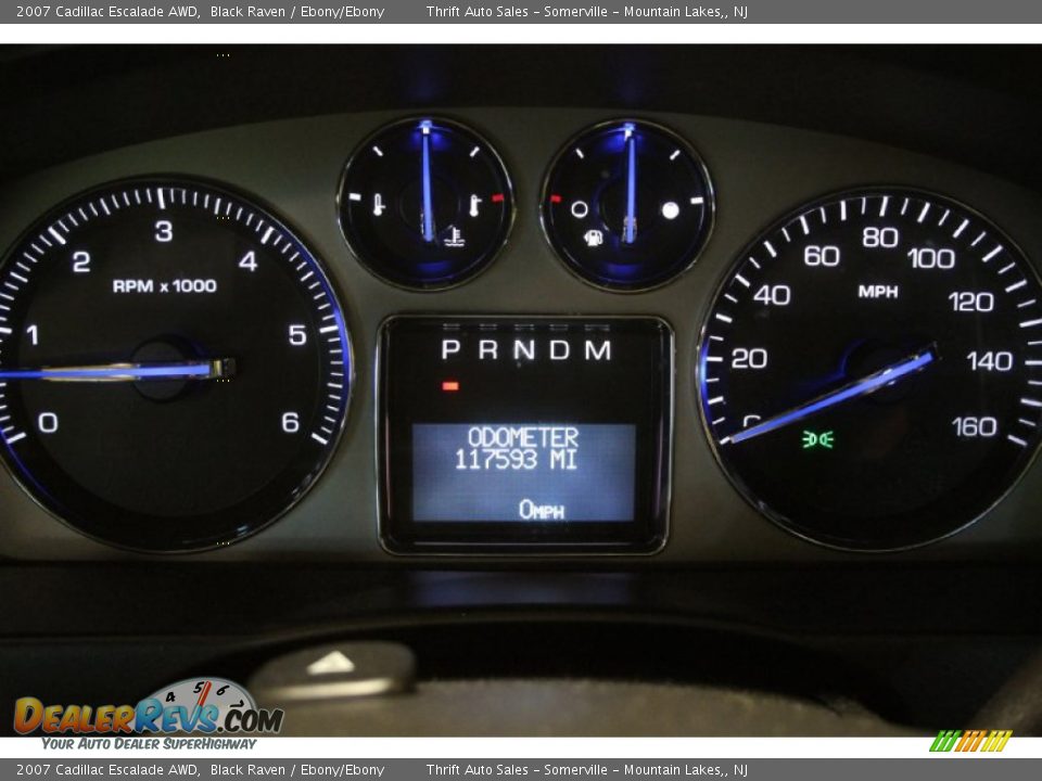 2007 Cadillac Escalade AWD Black Raven / Ebony/Ebony Photo #18