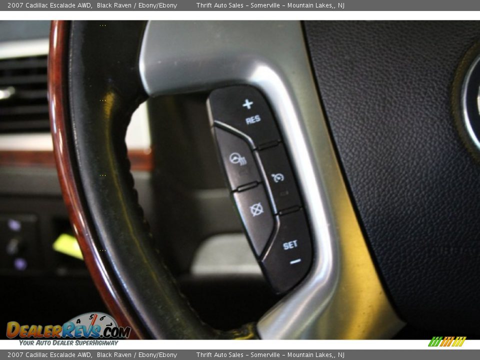 2007 Cadillac Escalade AWD Black Raven / Ebony/Ebony Photo #19