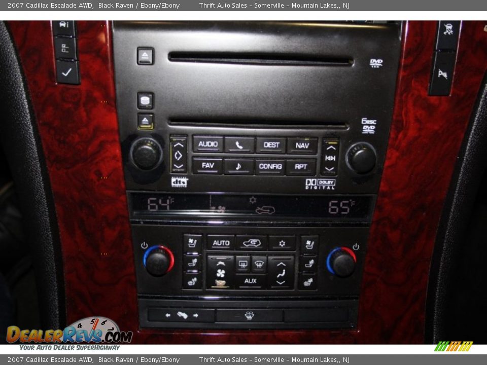 2007 Cadillac Escalade AWD Black Raven / Ebony/Ebony Photo #24