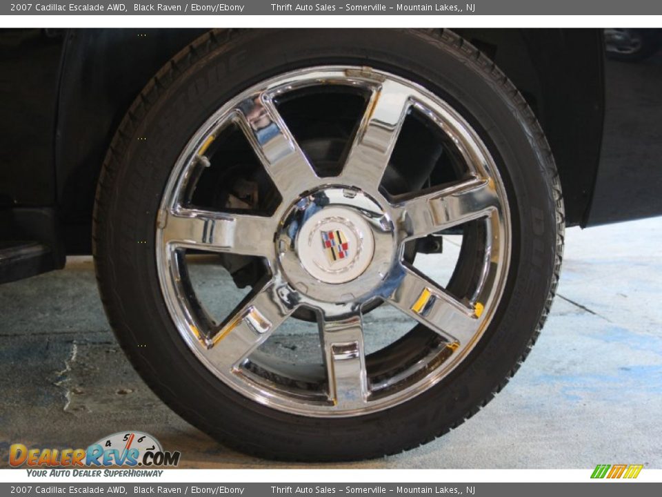2007 Cadillac Escalade AWD Black Raven / Ebony/Ebony Photo #27