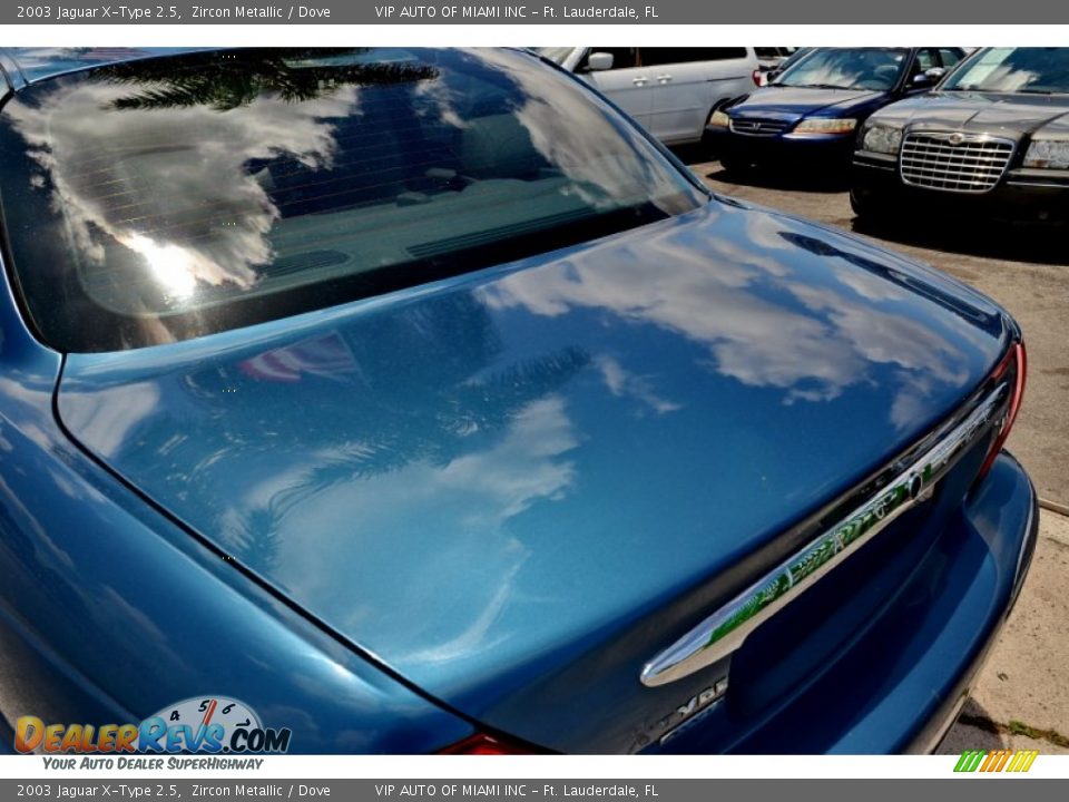2003 Jaguar X-Type 2.5 Zircon Metallic / Dove Photo #10