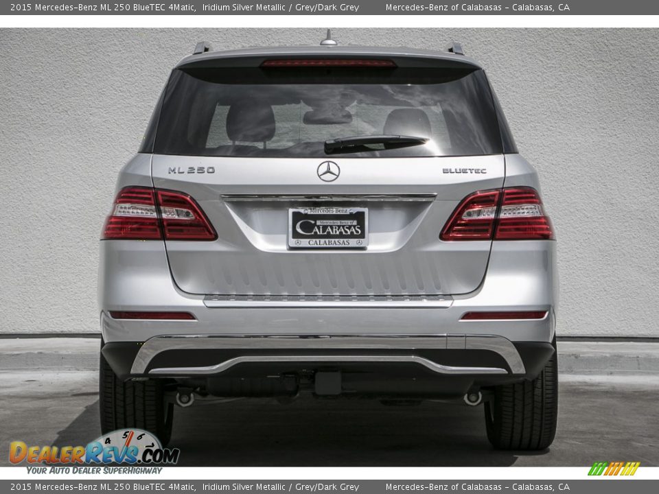 2015 Mercedes-Benz ML 250 BlueTEC 4Matic Iridium Silver Metallic / Grey/Dark Grey Photo #3