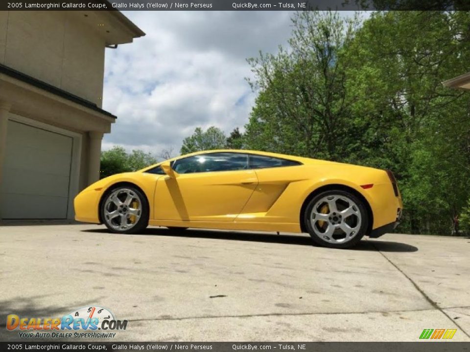 2005 Lamborghini Gallardo Coupe Giallo Halys (Yellow) / Nero Perseus Photo #2