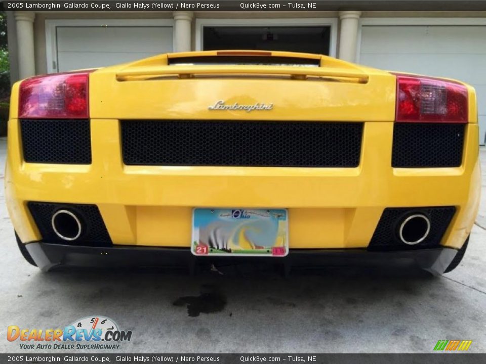 2005 Lamborghini Gallardo Coupe Giallo Halys (Yellow) / Nero Perseus Photo #8