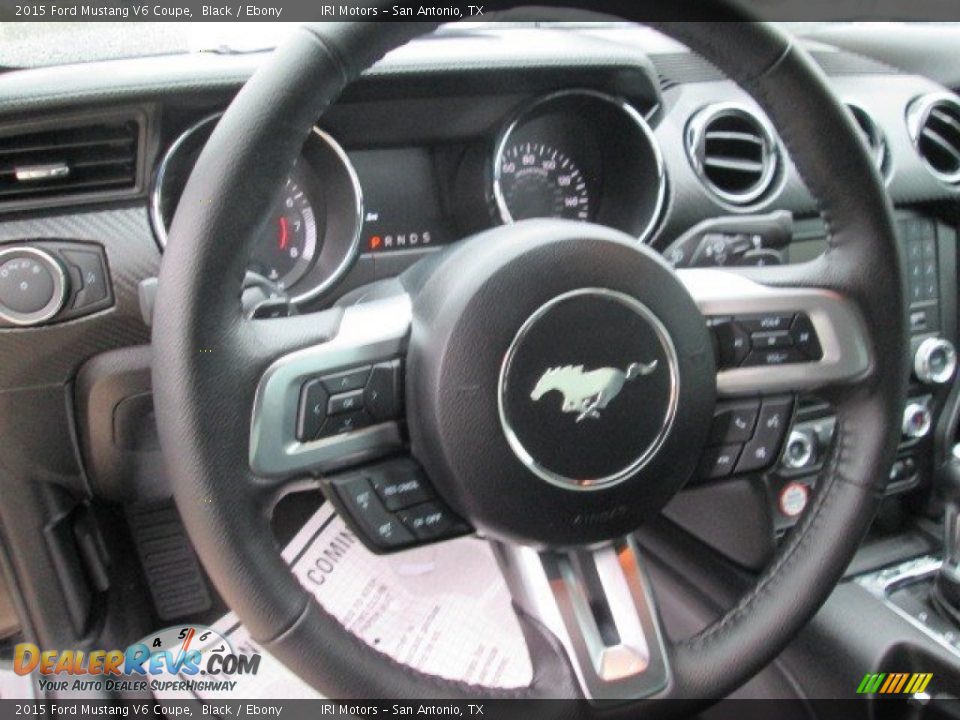 2015 Ford Mustang V6 Coupe Black / Ebony Photo #4