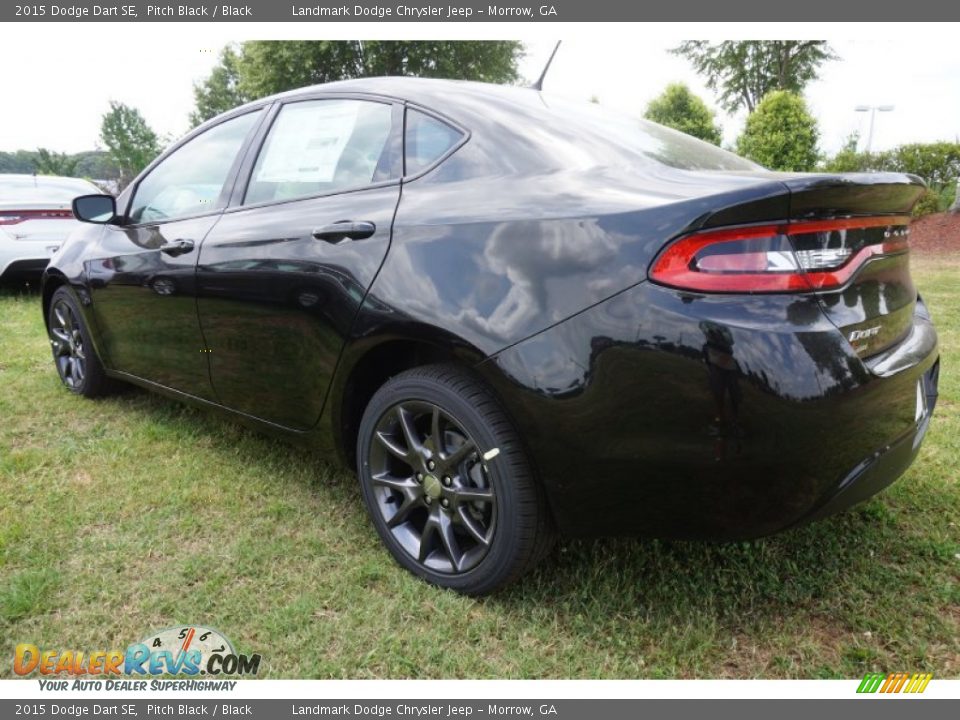 2015 Dodge Dart SE Pitch Black / Black Photo #2