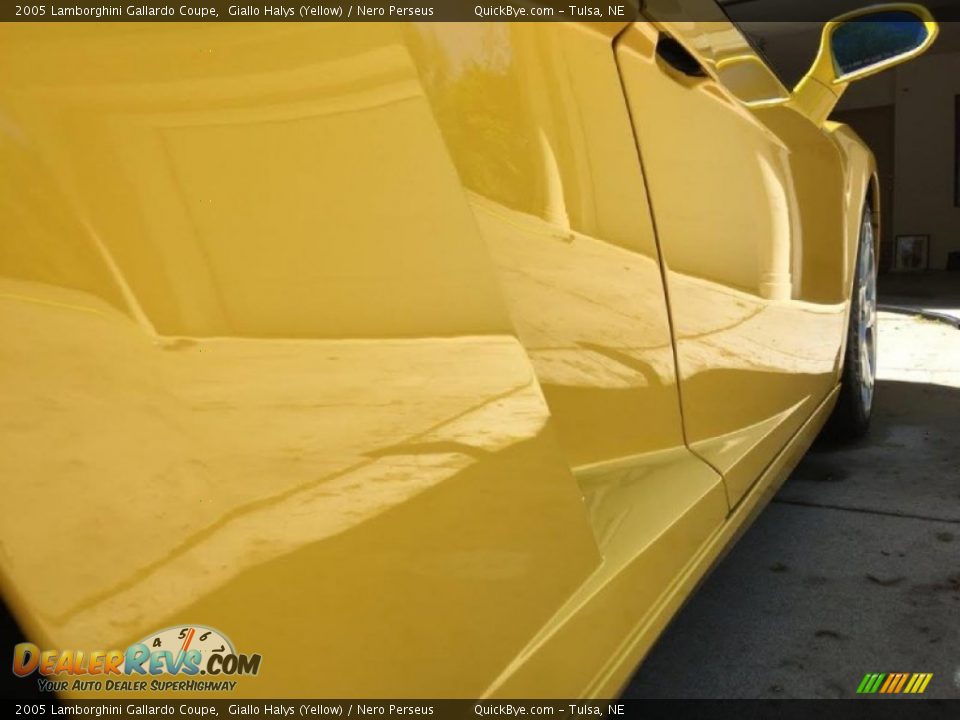 2005 Lamborghini Gallardo Coupe Giallo Halys (Yellow) / Nero Perseus Photo #12