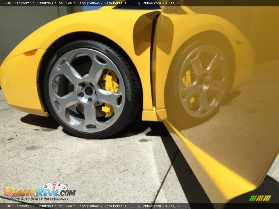 2005 Lamborghini Gallardo Coupe Giallo Halys (Yellow) / Nero Perseus Photo #13