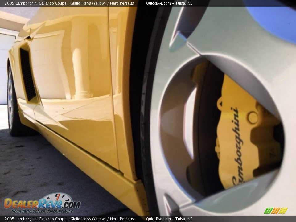 2005 Lamborghini Gallardo Coupe Giallo Halys (Yellow) / Nero Perseus Photo #14