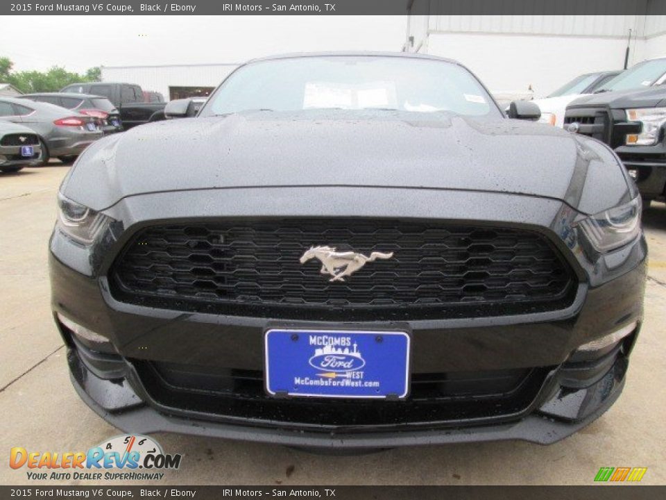 2015 Ford Mustang V6 Coupe Black / Ebony Photo #13