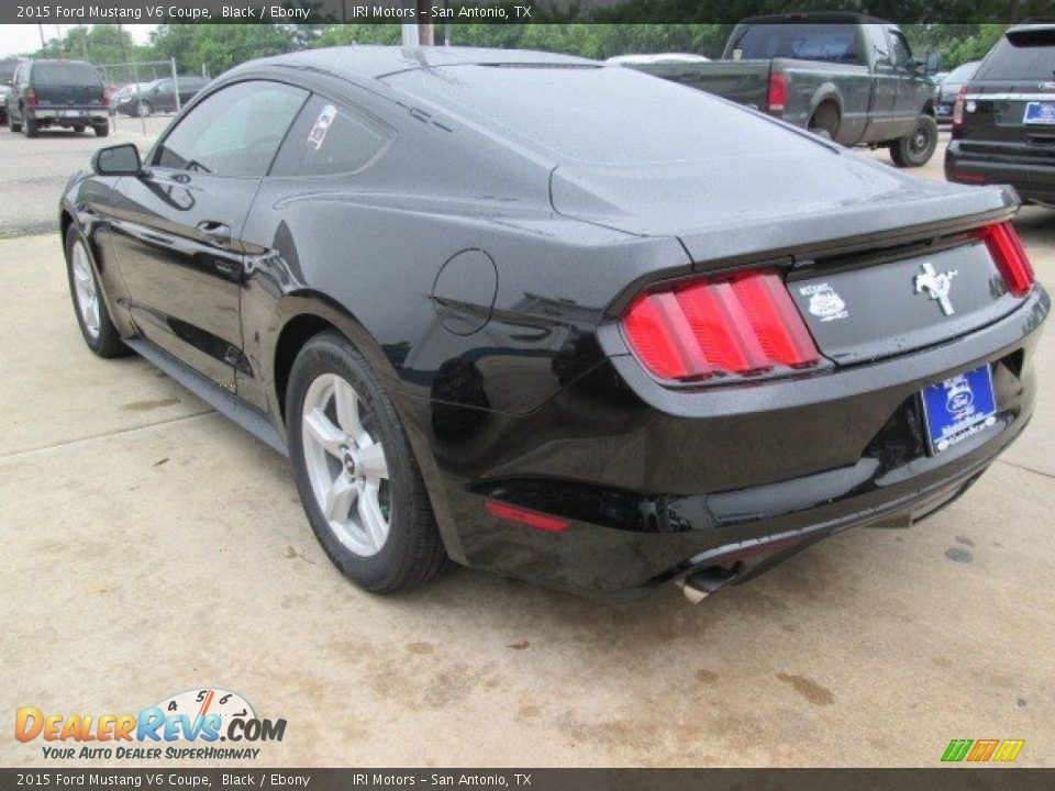 2015 Ford Mustang V6 Coupe Black / Ebony Photo #15