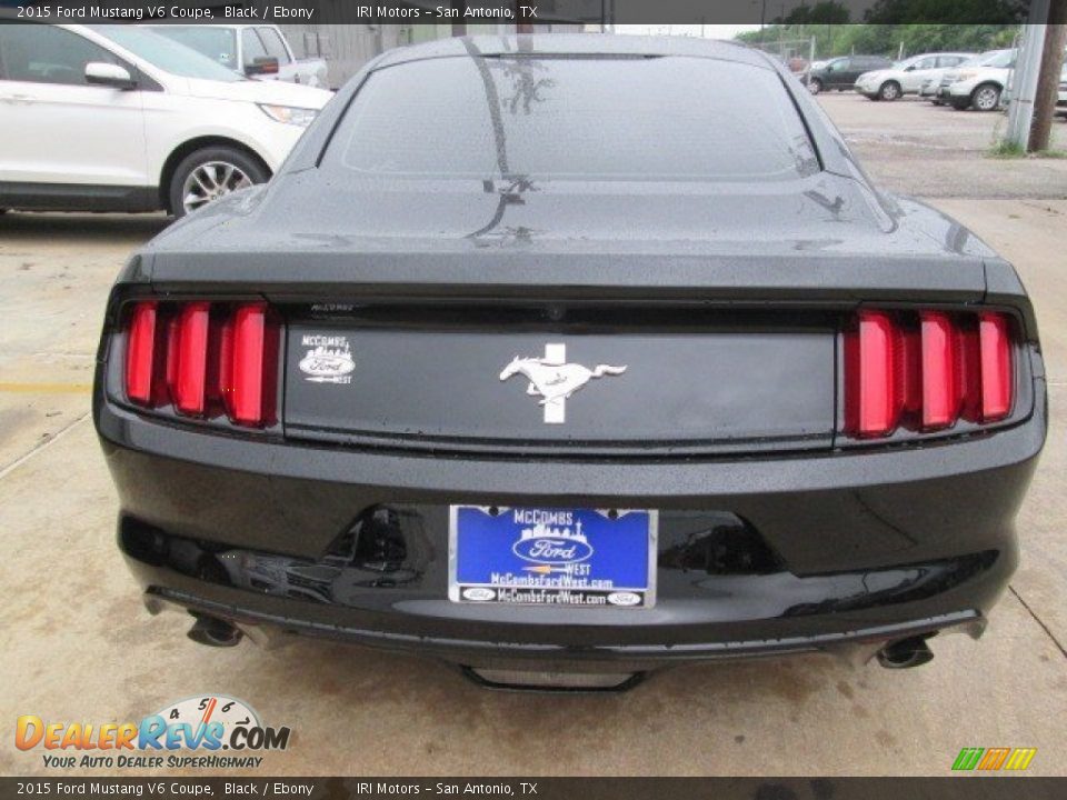 2015 Ford Mustang V6 Coupe Black / Ebony Photo #17